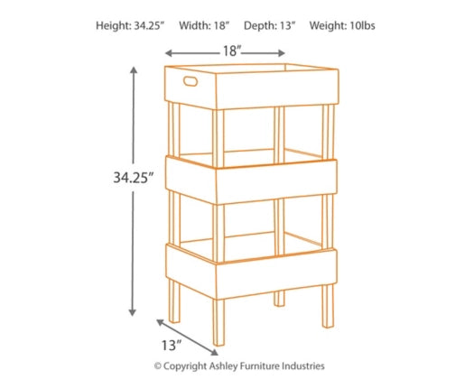 Yulton Storage Shelf - Furniture Depot (7842626404600)