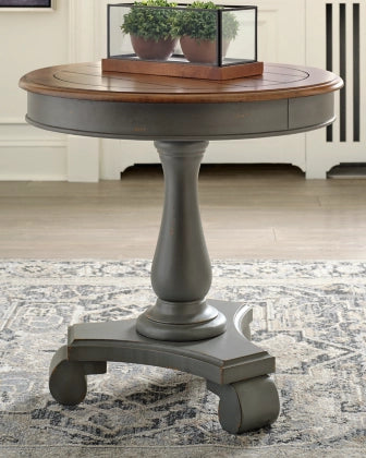 Mirimyn Accent Table - Gray/Brown - Furniture Depot