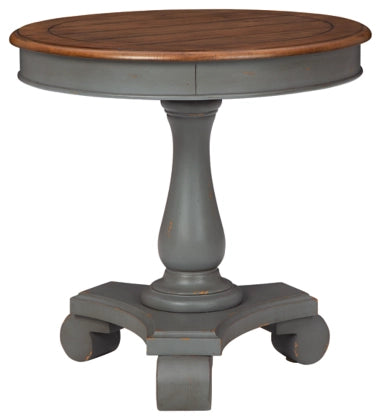 Mirimyn Accent Table - Gray/Brown - Furniture Depot