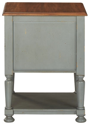 Copy of Mirimyn Accent Cabinet - Teal/Brown (7921905828088)