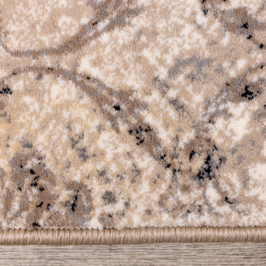 Elegant Beige Taupe Rug