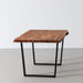 Baxter Acacia Natural Wood Live Edge Table with Black U-Shaped Legs/Natural Color - Furniture Depot (7899484750072)