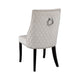 Lux Upholstered Dining Chair - Cream Velvet - Furniture Depot