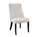 Lux Upholstered Dining Chair - Cream Velvet - Furniture Depot