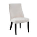 Lux Upholstered Dining Chair - Cream Velvet - Furniture Depot