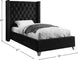 Aiden Velvet Bed - Furniture Depot