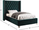 Aiden Velvet Bed - Furniture Depot