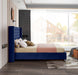Aiden Velvet Bed - Furniture Depot