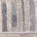 Alida Grey Distressed Striped Rug - Furniture Depot