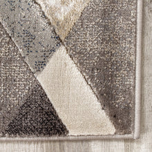 Load image into Gallery viewer, Alida Cream Grey Triangle Shift Rug - Furniture Depot