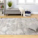 Alida Cream Grey Faded Storm Rug - Furniture Depot