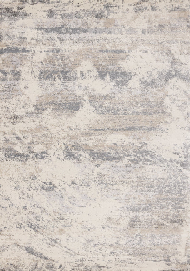 Alida Cream Grey Faded Storm Rug - Furniture Depot