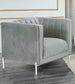 Art Sofa Series - Grey Velvet - Furniture Depot