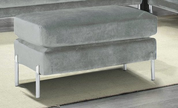 Art Sofa Series - Grey Velvet - Furniture Depot