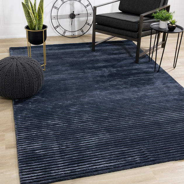 Ashford Deep Blue Handtufted Rug - Furniture Depot