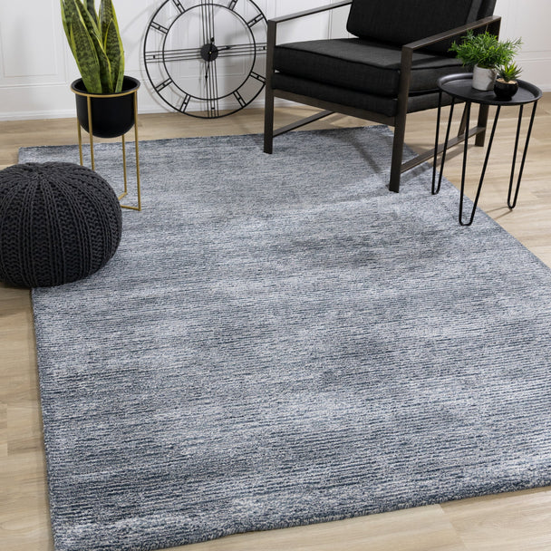 Ashford Blue Grey Handtufted Rug - Furniture Depot