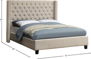 Ashton Linen Bed - Furniture Depot