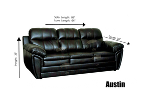 Kennedy 3 Piece Package - Sofa, Loveseat & Chair - Furniture Depot