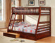 Weatherholt Twin Over Full Bunk Bed with Drawers - Furniture Depot