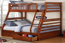 Load image into Gallery viewer, Weatherholt Twin Over Full Bunk Bed with Drawers - Furniture Depot