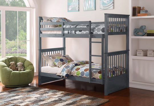 121 BUNK BED Mission Single/Single Bunk Bed - Furniture Depot