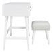 Thadamere Vanity with Stool - White - Furniture Depot