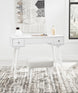 Thadamere Vanity with Stool - White - Furniture Depot