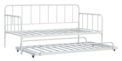 Trentlore Twin Metal Day Bed w/Platform and Trundle - Furniture Depot (6199657037997)