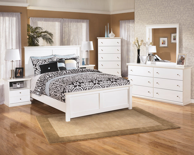 Bostwick Shoals Queen Panel Bed 6Pc Set - Furniture Depot