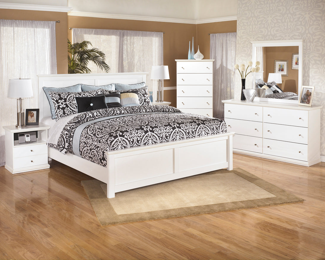 Bostwick Shoals King Panel Bed 6Pc Set - Furniture Depot