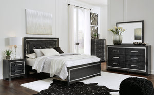 Kaydell 6Pc Queen Panel Bedroom Set - Black - Furniture Depot (6588906700973)