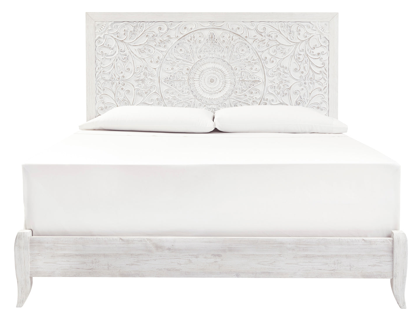 Paxberry King Bed - Whitewash - Furniture Depot (6241436598445)