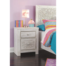 Load image into Gallery viewer, Paxberry Two Drawer Night Stand- Whitewash - Furniture Depot (3694747779125)