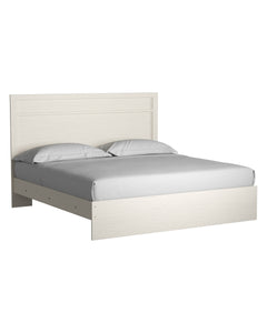Stelsie King Panel Bed - White - Furniture Depot (6601063923885)