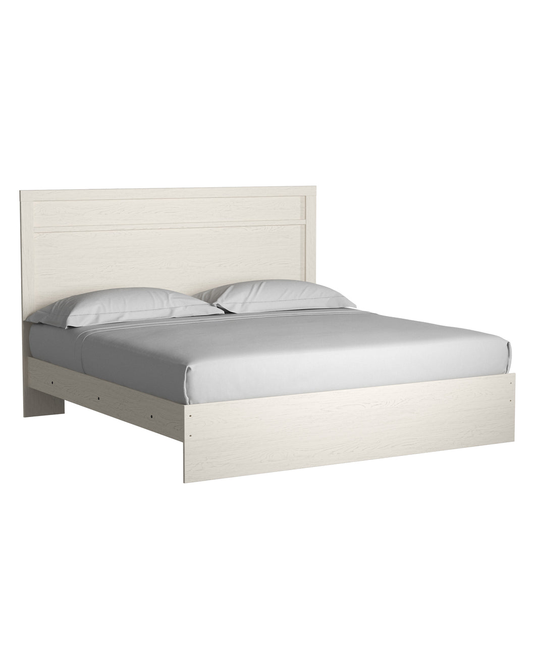 Stelsie King Panel Bed - White - Furniture Depot (6601063923885)