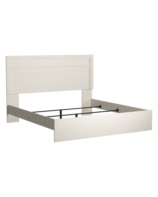 Stelsie King Panel Bed - White - Furniture Depot (6601063923885)