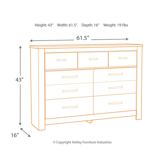 Bellaby Dresser - Furniture Depot