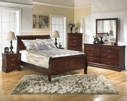 Alisdair Twin Sleigh Bed 6Pc Set - Furniture Depot (4621229588582)