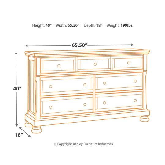 Flynnter Dresser - Furniture Depot (3729021698101)