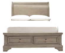 Load image into Gallery viewer, Lettner Full Sleigh Bed with Storage FTBD w/Roll Slats - Furniture Depot