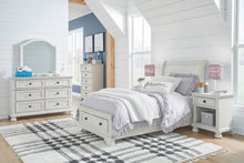 Load image into Gallery viewer, Robbinsdale Twin Sleigh Storage Bed (6 pc set) - Furniture Depot