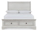 Robbinsdale Full Sleigh Storage Bed - Furniture Depot