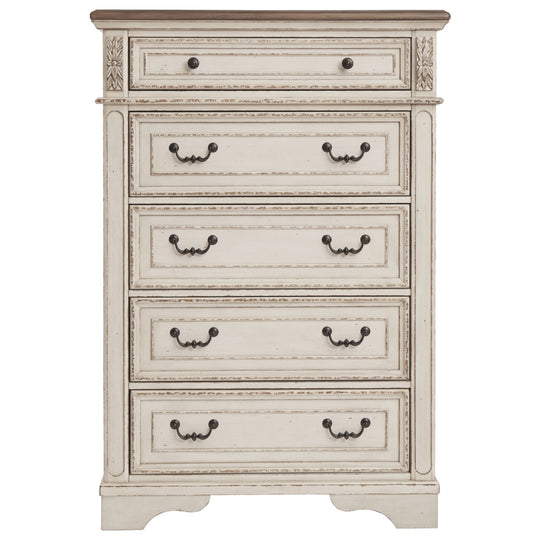 Realyn Five Drawer Chest - Furniture Depot