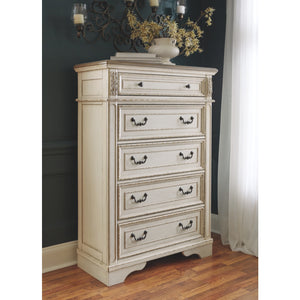Realyn Five Drawer Chest - Furniture Depot