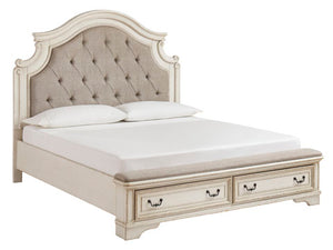 Realyn Queen Upholstered Bed Storage - Furniture Depot (7693737754872)