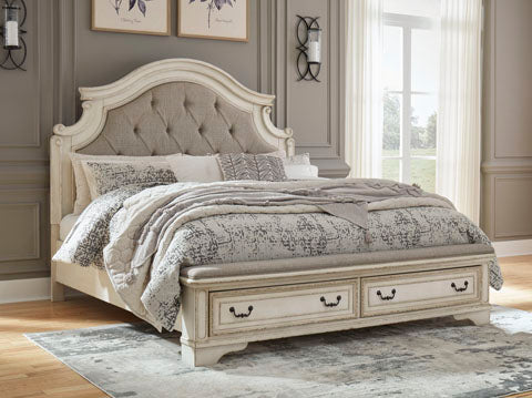 Realyn King Upholstered Bed Storage - Furniture Depot (7693725860088)