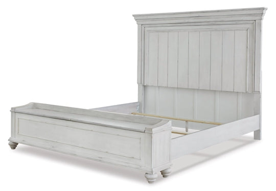 Kanwyn Panel Bed with Storage Footboard - Furniture Depot (3737353584693)