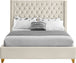 Barolo Velvet Bed - Furniture Depot