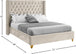 Barolo Velvet Bed - Furniture Depot