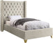 Barolo Velvet Bed - Furniture Depot